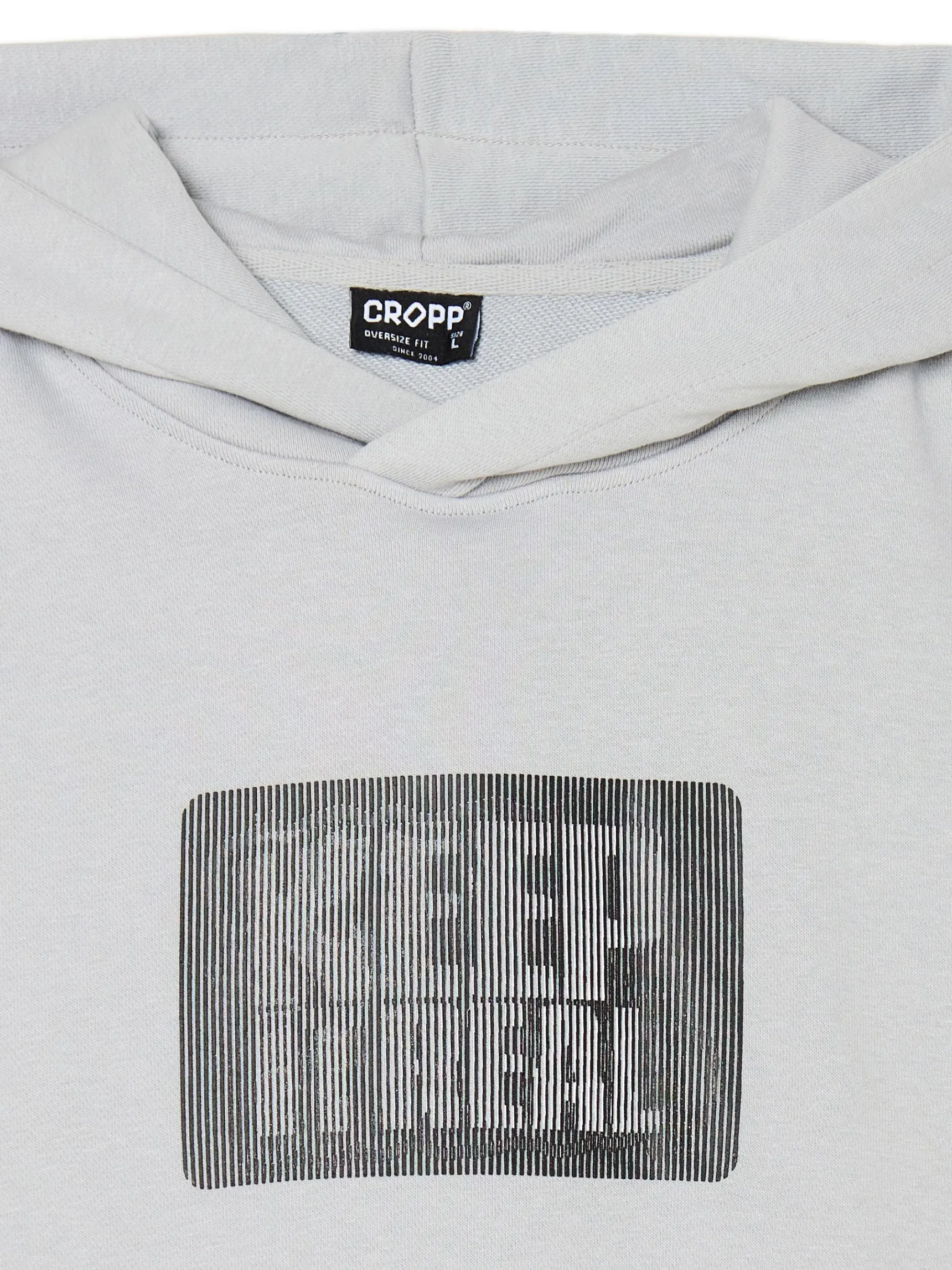 Outlet Cropp Bluza z napisem Keep It Real jasnyszary