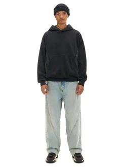 Clearance Cropp Bluza z tkaninowymi wstawkami czarny
