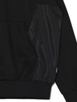 Clearance Cropp Bluza z tkaninowymi wstawkami czarny