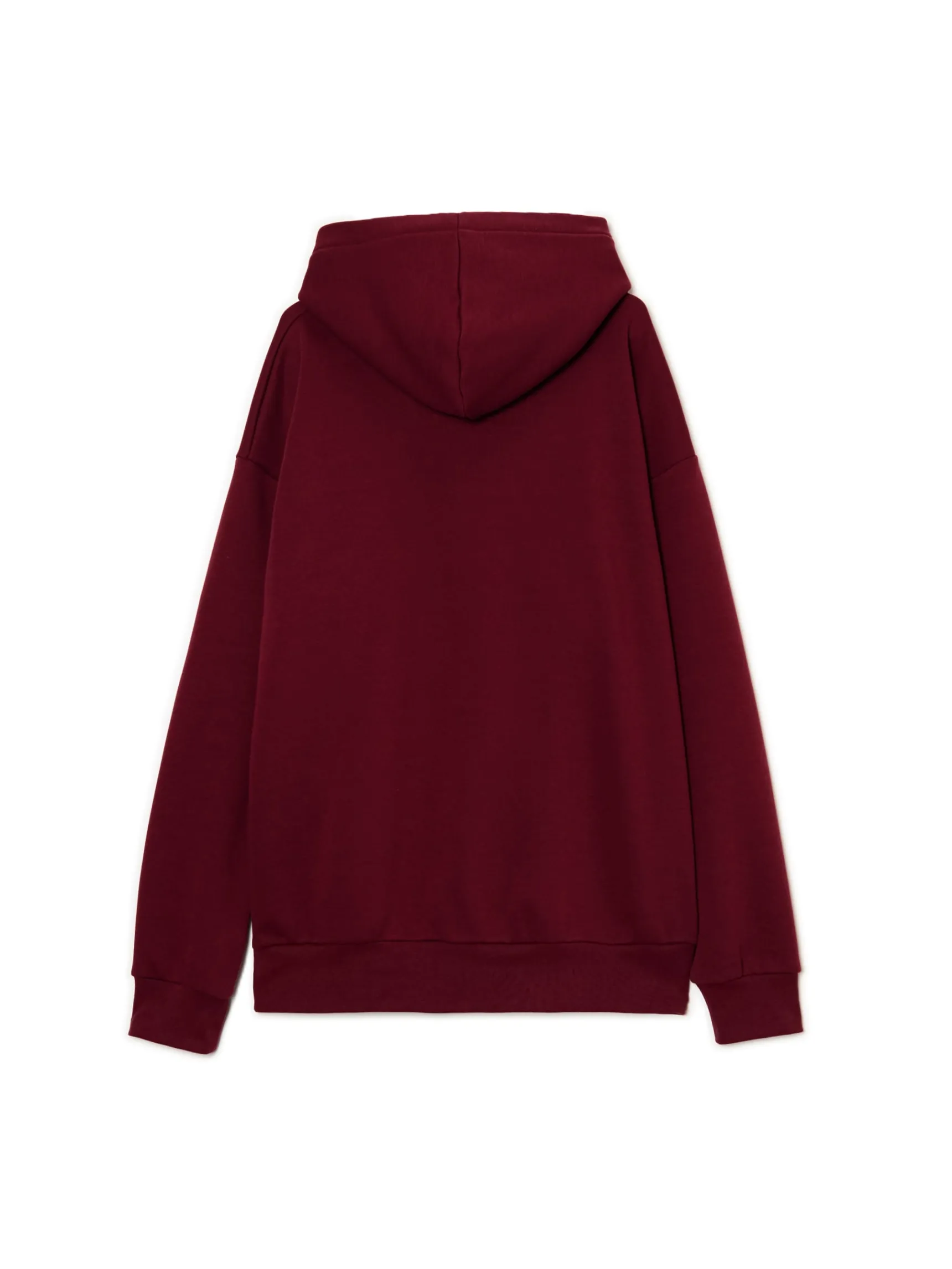 Sale Cropp Bluza ze streetową naszywką kasztanowy
