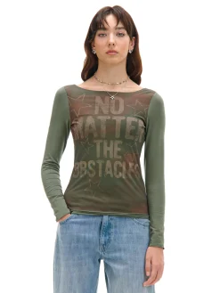 New Cropp Bluzka w stylu western wielobarwny