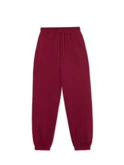 Fashion Cropp Bordowe dresowe joggery kasztanowy