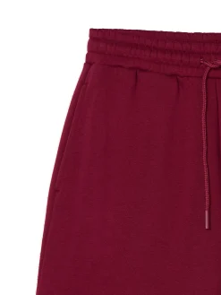 Fashion Cropp Bordowe dresowe joggery kasztanowy