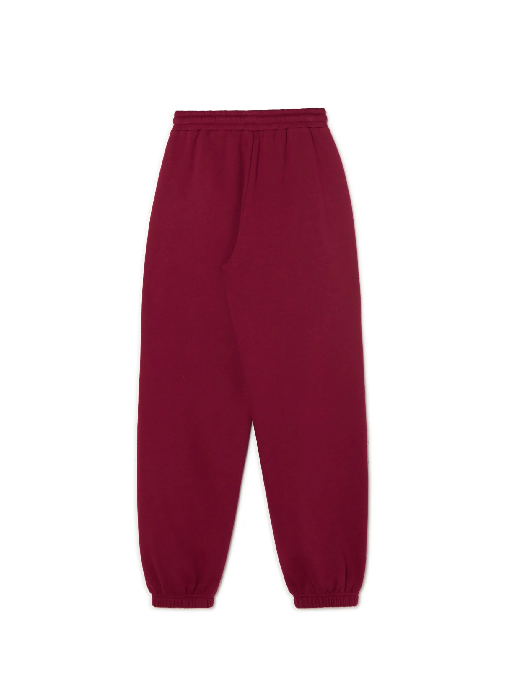 Fashion Cropp Bordowe dresowe joggery kasztanowy
