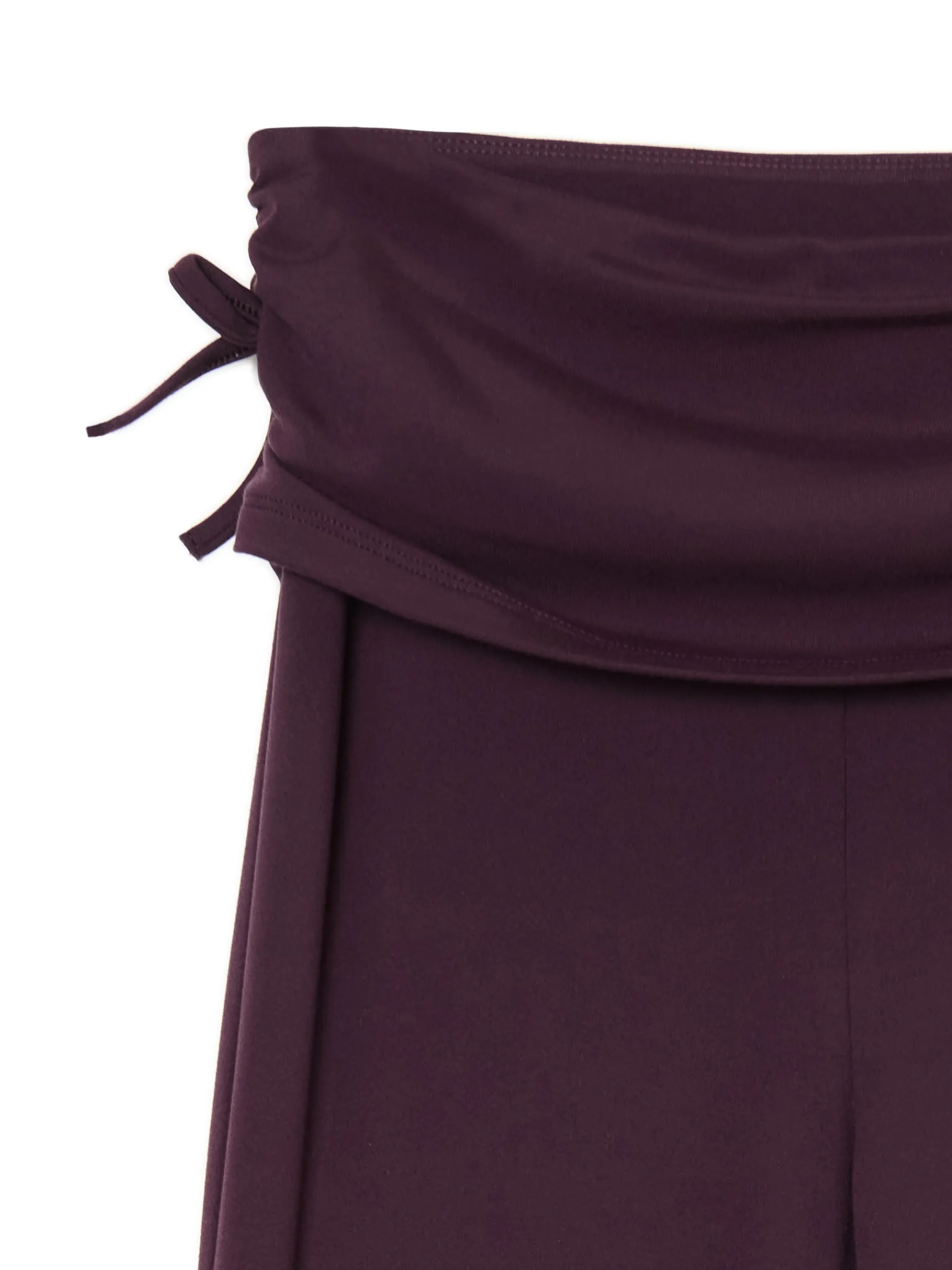 Fashion Cropp Burgundowe dresy z ozdobną zakładką fioletowy