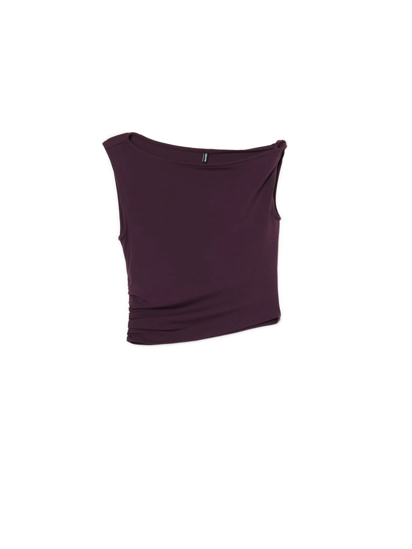 Hot Cropp Burgundowy top fioletowy