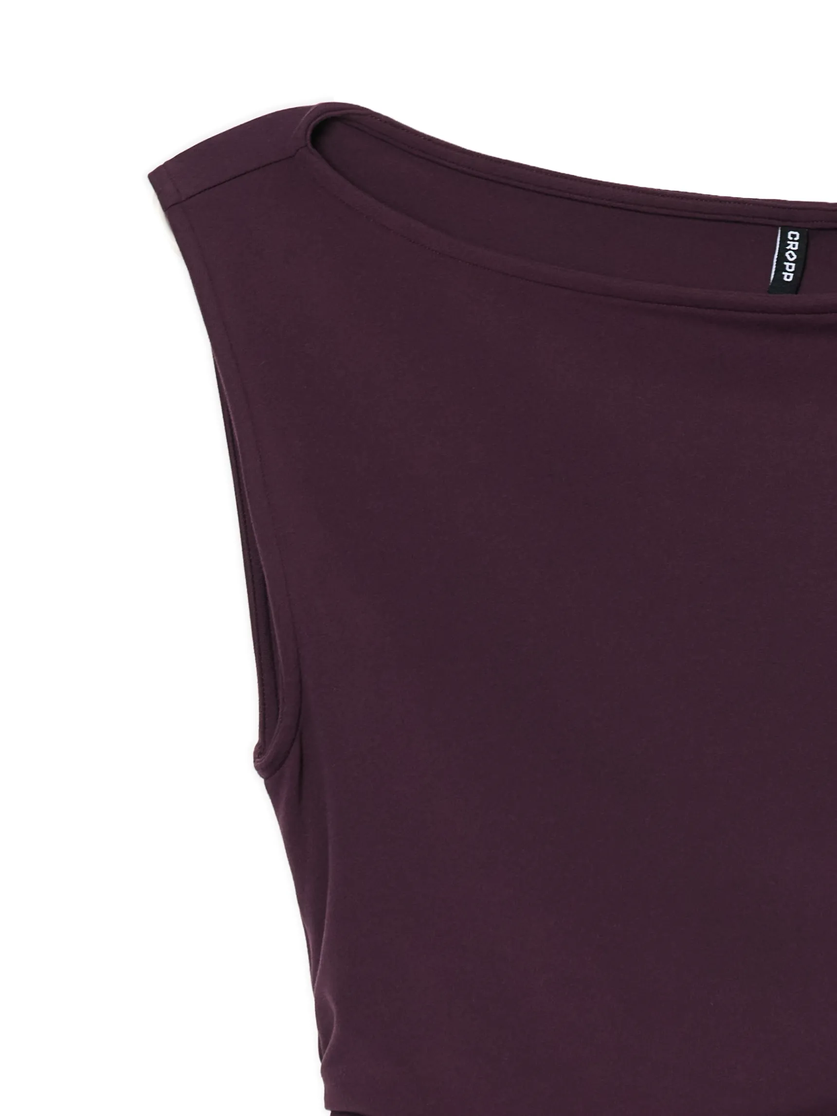 Hot Cropp Burgundowy top fioletowy