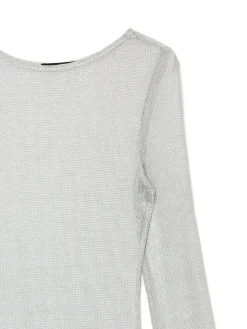 Discount Cropp Błyszcząca sukienka maxi jasnyszary