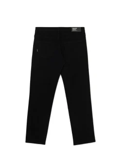 Hot Cropp Ciemne jeansy comfort czarny