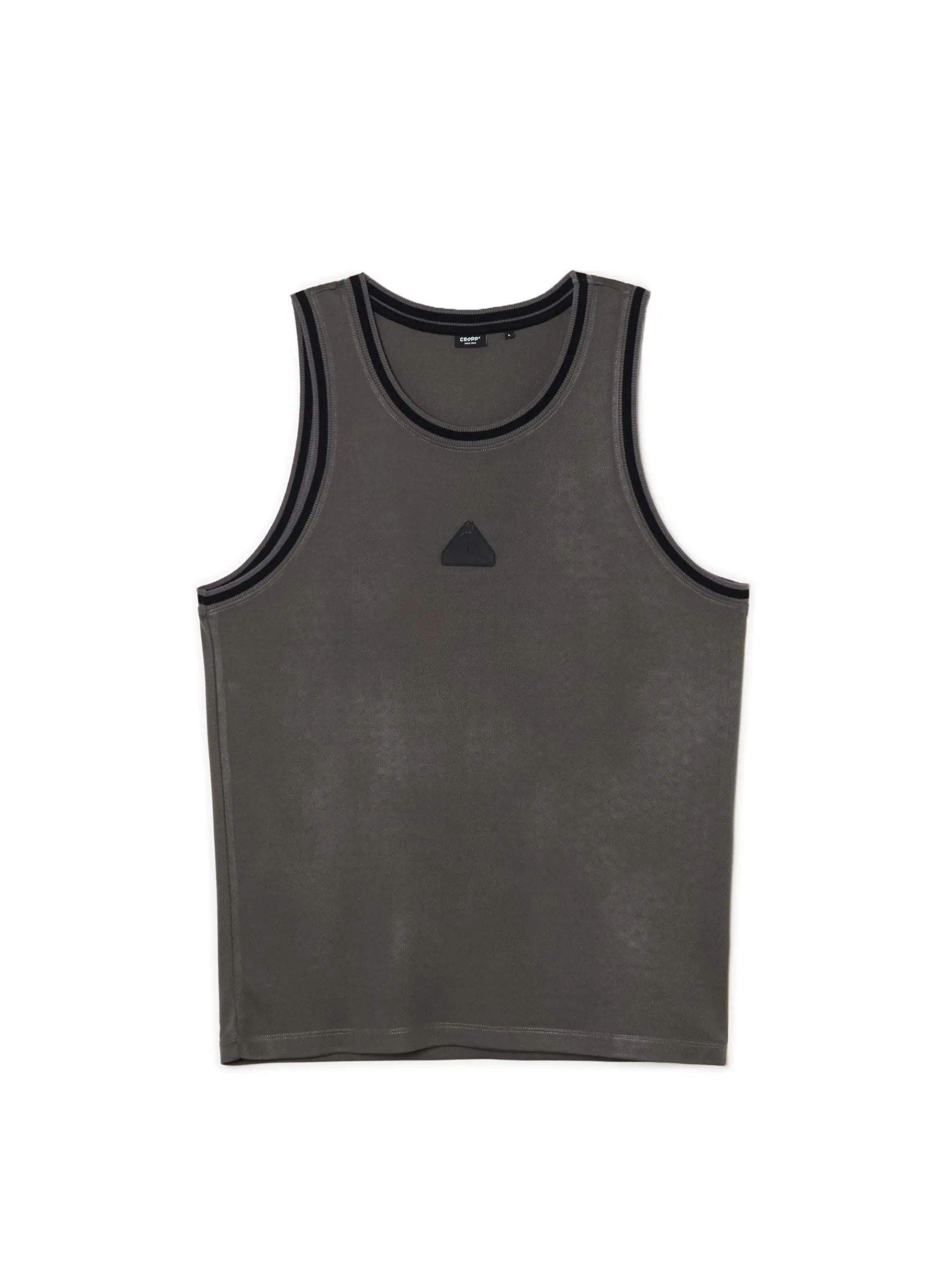 Hot Cropp Ciemno tank top szary