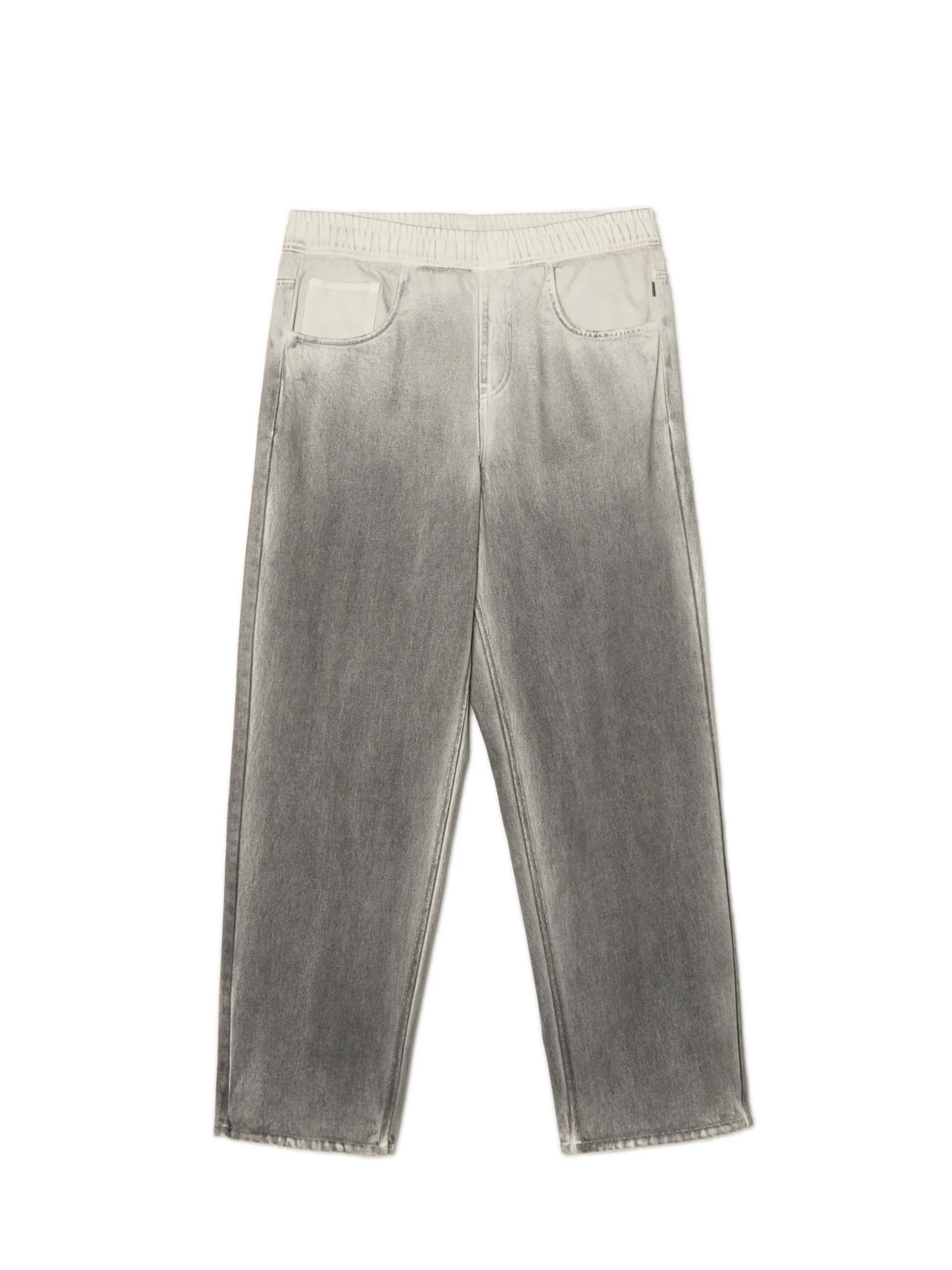 Clearance Cropp Cieniowane spodnie wide leg szary