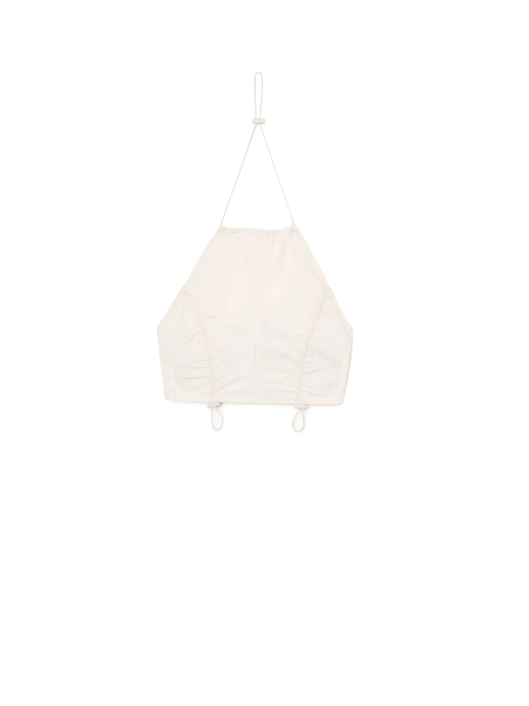 Fashion Cropp Crop top z regulacją jasnopomarańczowy