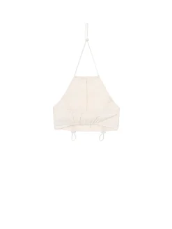 Fashion Cropp Crop top z regulacją jasnopomarańczowy