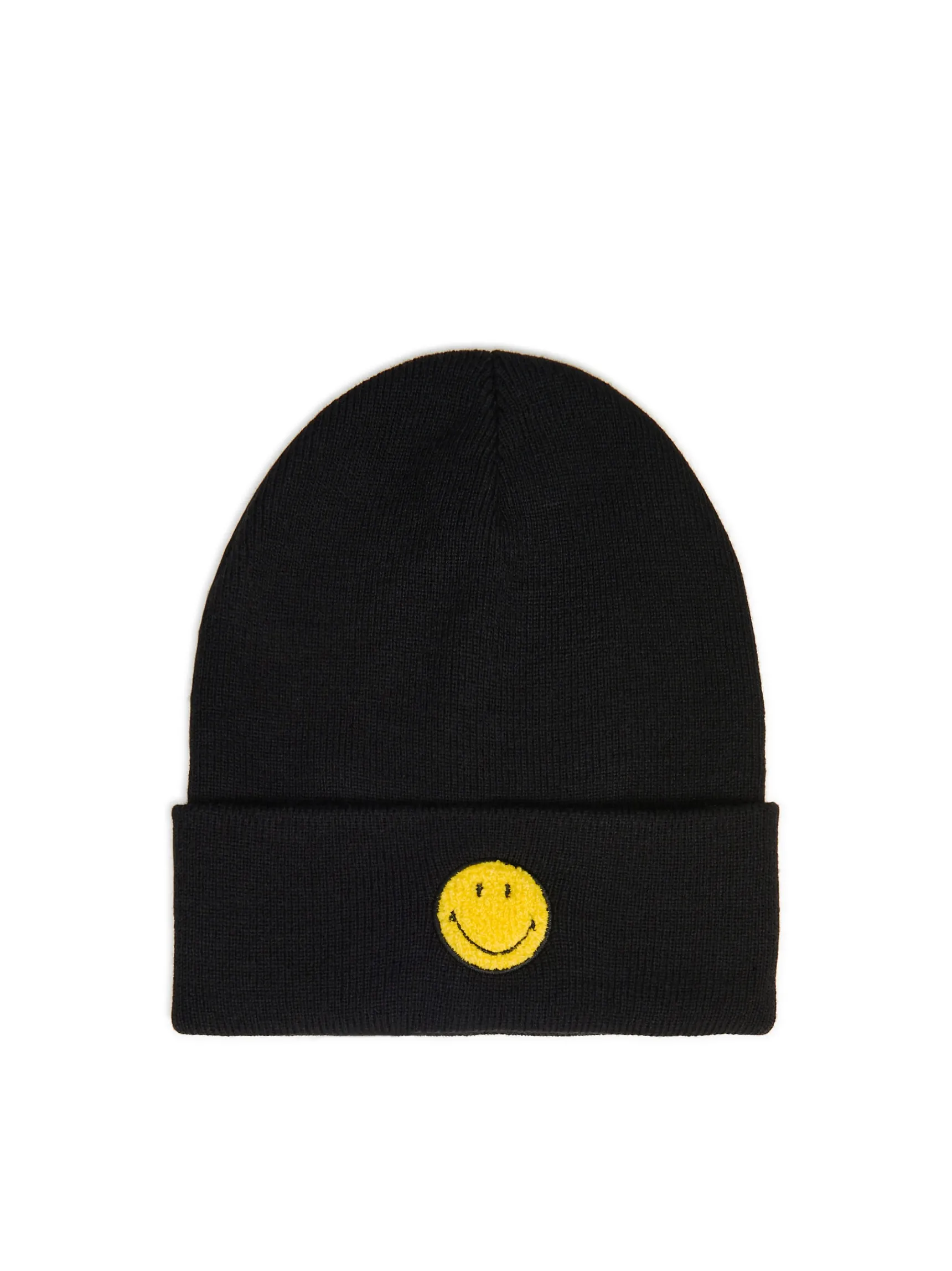Online Cropp Czapka beanie Smiley czarny