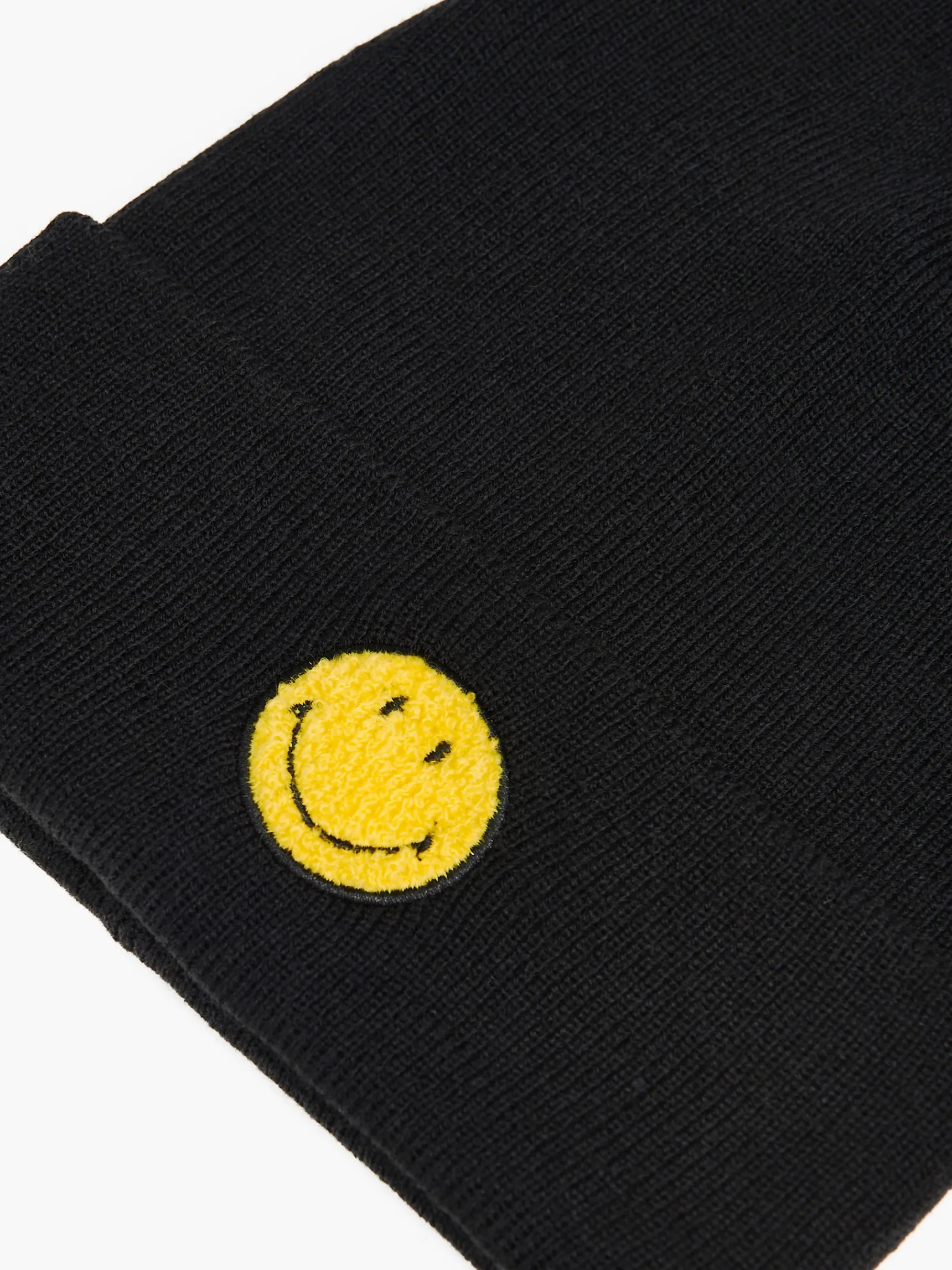 Online Cropp Czapka beanie Smiley czarny