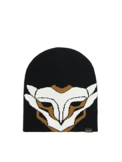 Hot Cropp Czapka beanie z nadrukiem Arcane czarny