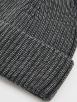 Clearance Cropp Czapka dockerka z efektem sprania czarny