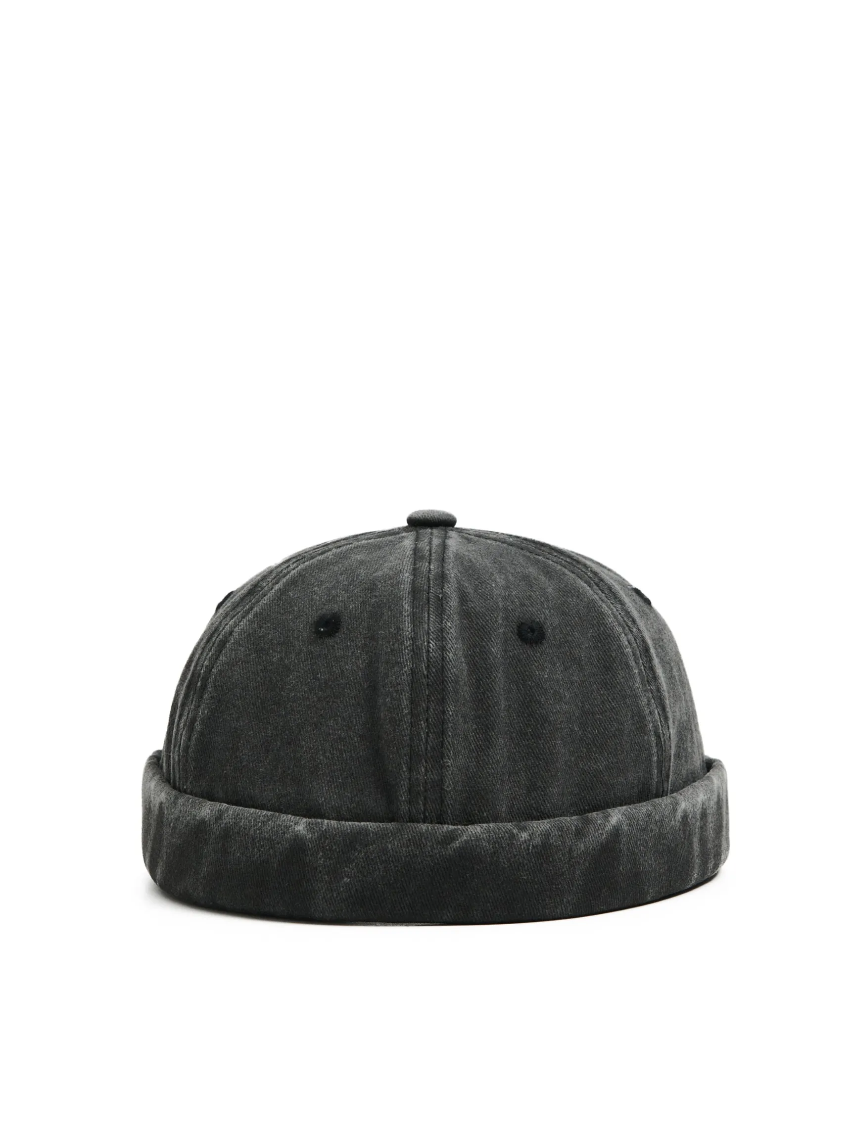 Clearance Cropp Czapka dockerka z efektem sprania szary