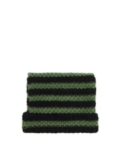 Fashion Cropp Czapka w paski z uszami zielony