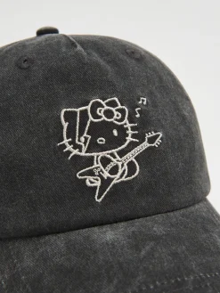 Sale Cropp Czapka z daszkiem Hello Kitty szary