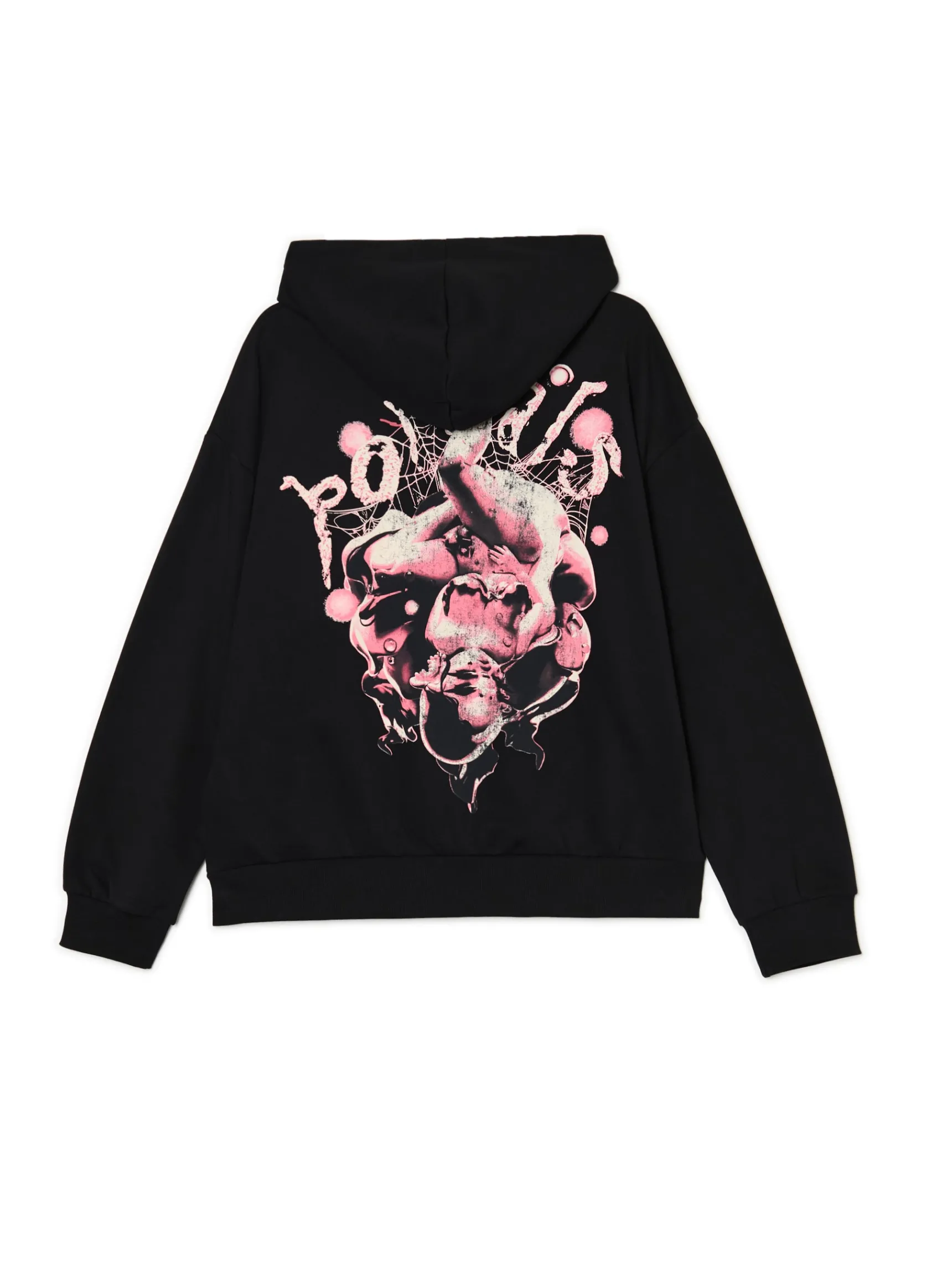 Online Cropp Czarna bluza hoodie Melanie Martinez czarny