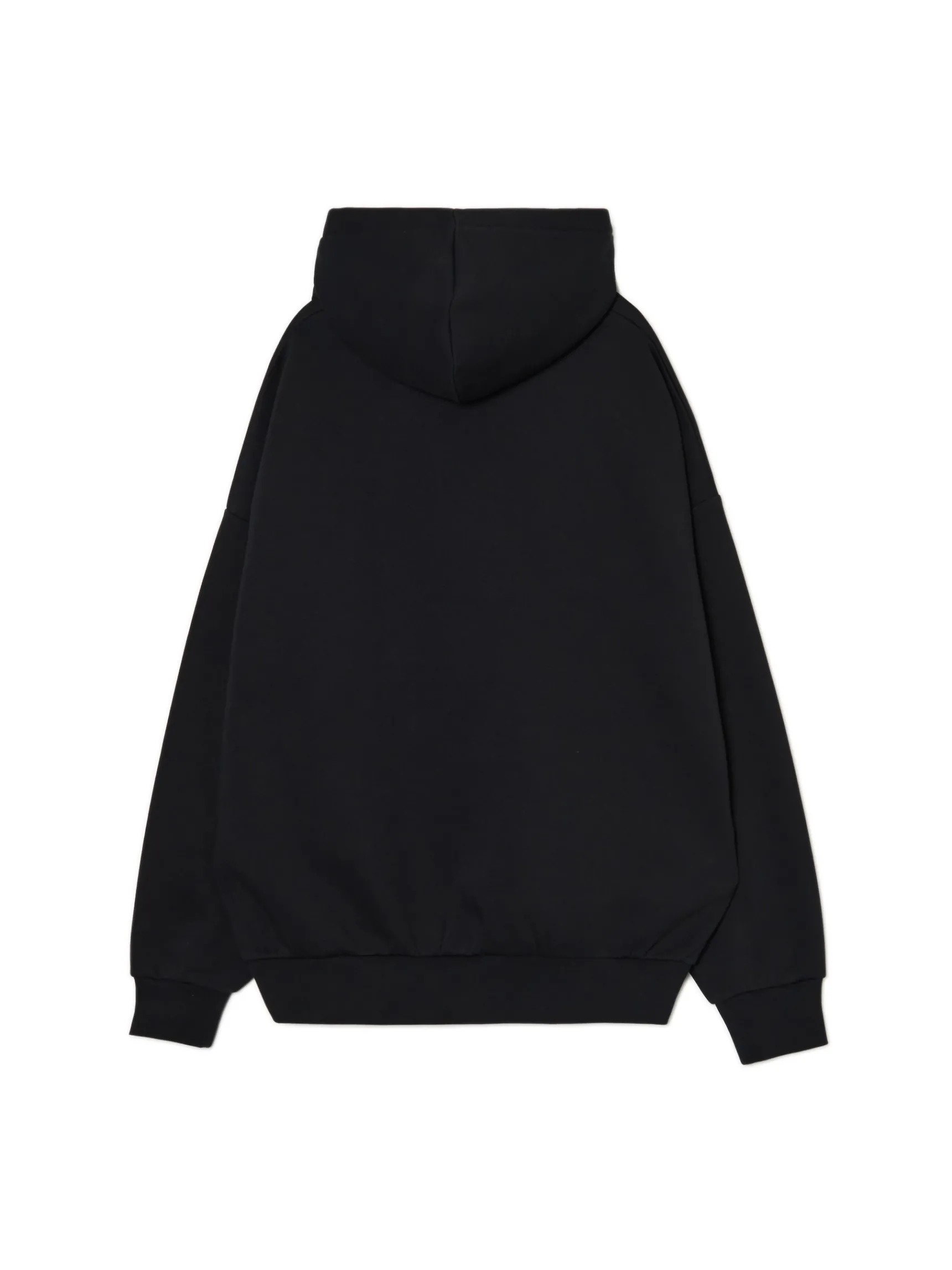 Fashion Cropp Czarna bluza z efektownym nadrukiem UNISEX czarny