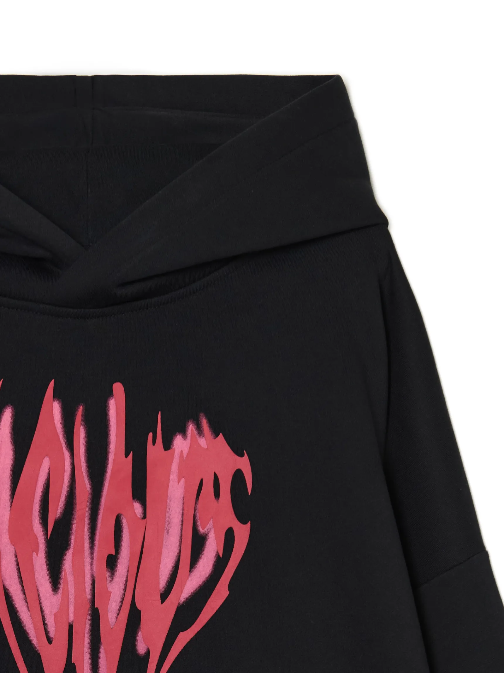 Fashion Cropp Czarna bluza z efektownym nadrukiem UNISEX czarny