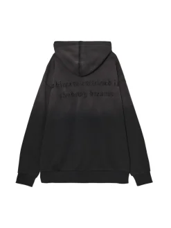 Outlet Cropp Czarna bluza z kapturem czarny