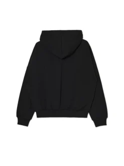 Clearance Cropp Czarna bluza z kapturem i nadrukiem czarny