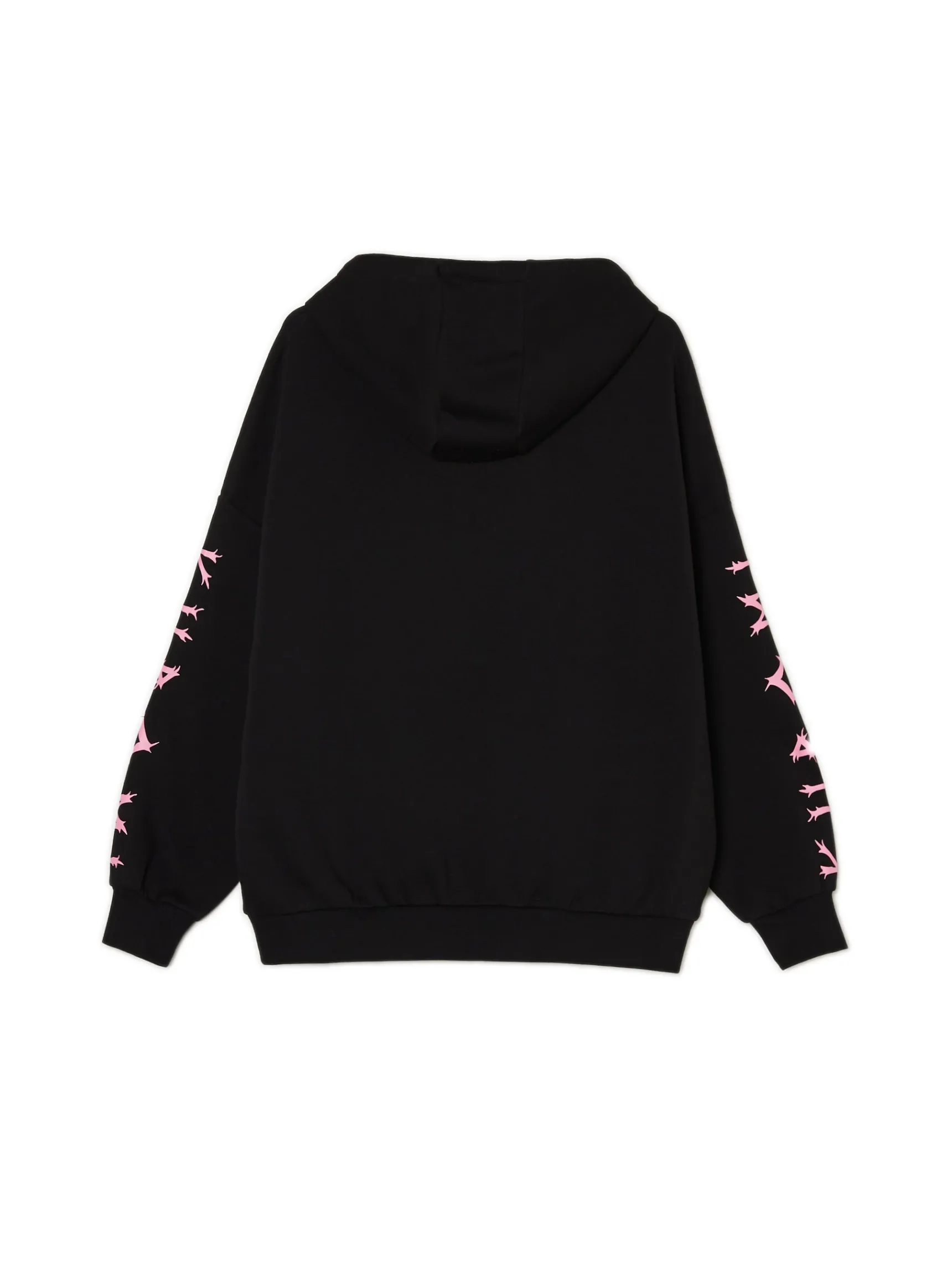 Discount Cropp Czarna bluza z kapturem Kuromi czarny
