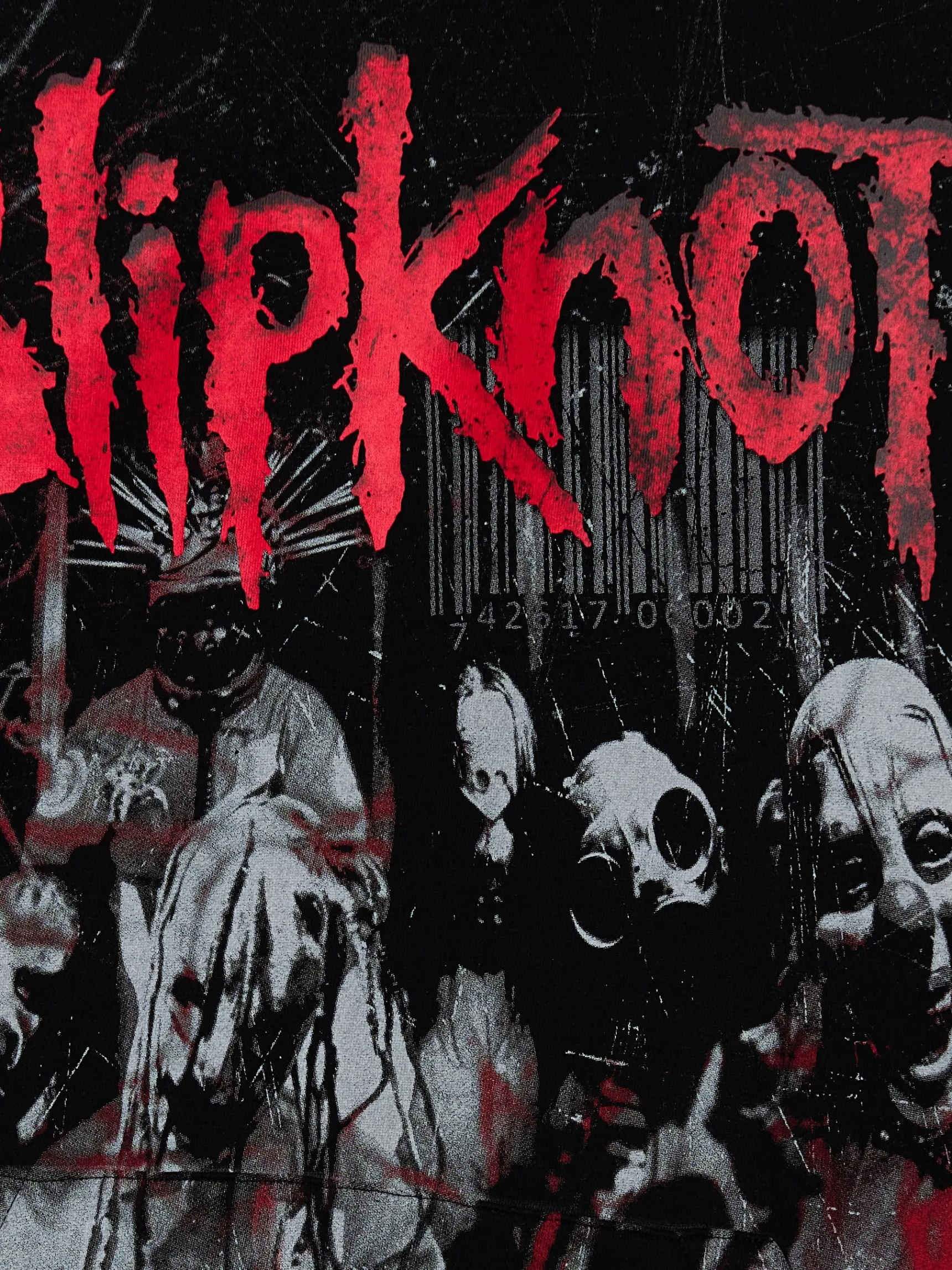 Best Cropp Czarna bluza z kapturem Slipknot czarny