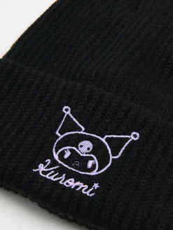 Online Cropp Czarna czapka beanie Kuromi czarny