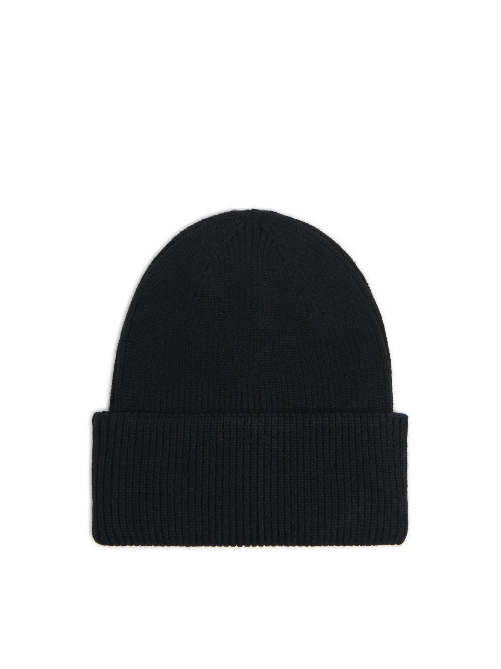 Clearance Cropp Czarna czapka beanie z dodatkiem wiskozy czarny