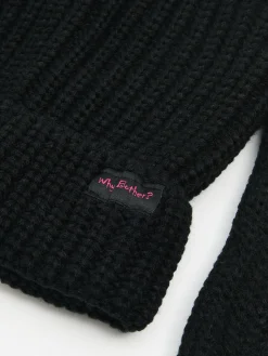 Outlet Cropp Czarna czapka z uszami królika czarny