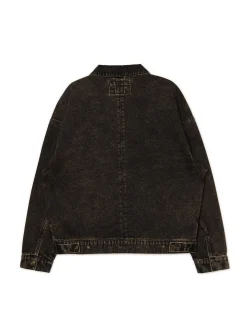 Outlet Cropp Czarna jeansowa kurtka czarny