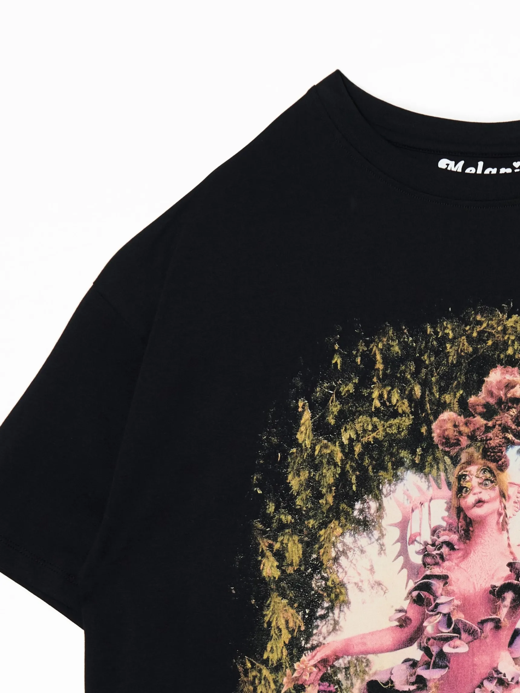 Online Cropp Czarna koszulka Melanie Martinez UNISEX czarny