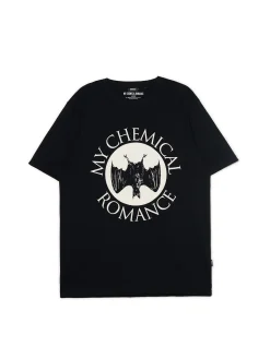 Best Cropp Czarna koszulka My Chemical Romance czarny