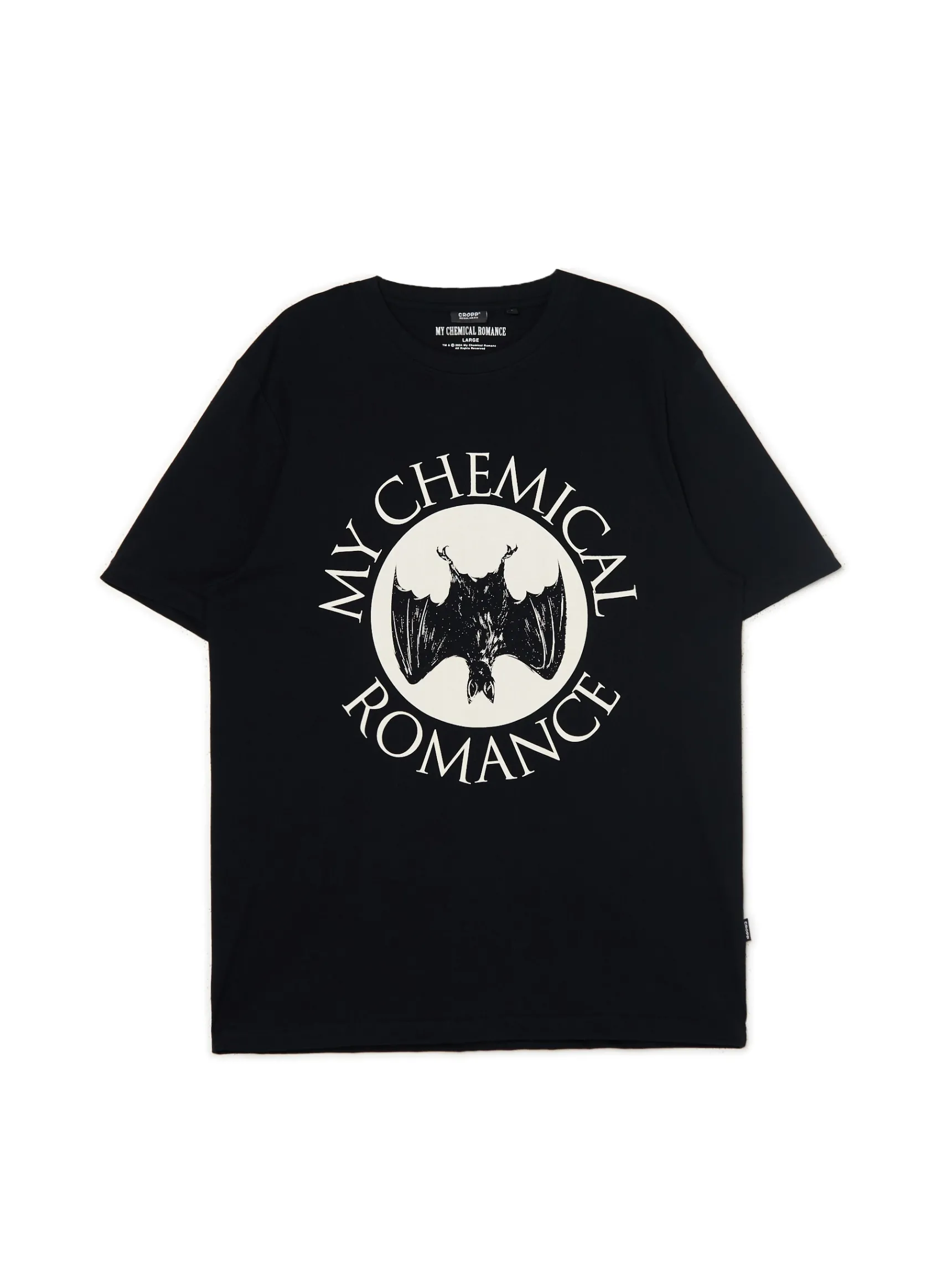Best Cropp Czarna koszulka My Chemical Romance czarny