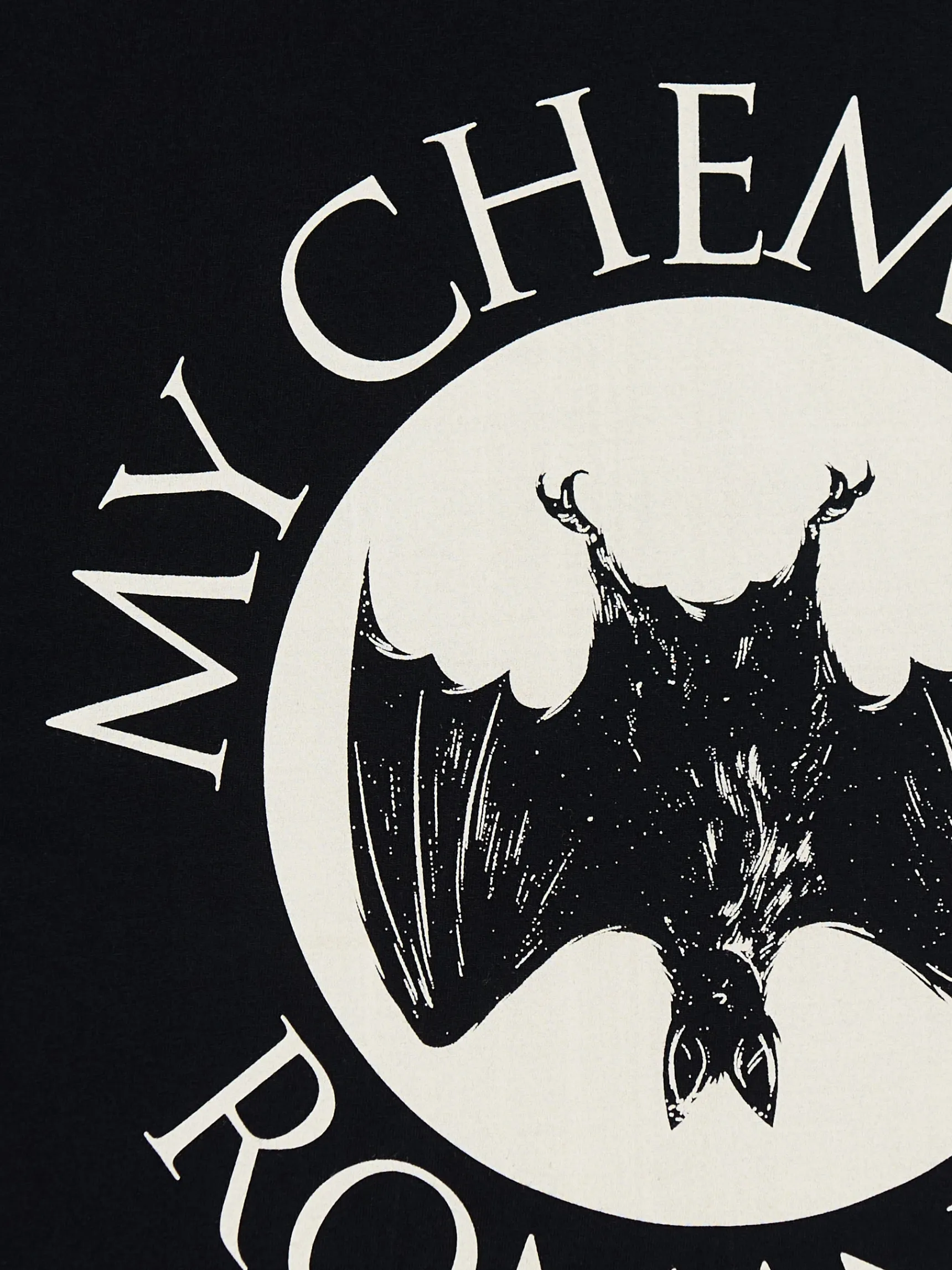 Best Cropp Czarna koszulka My Chemical Romance czarny