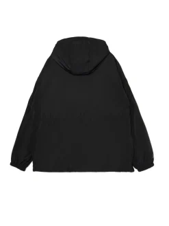 Best Cropp Czarna kurtka basic z kapturem czarny