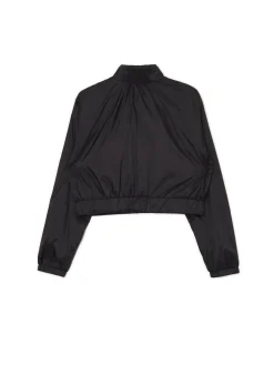 Sale Cropp Czarna kurtka bomber czarny