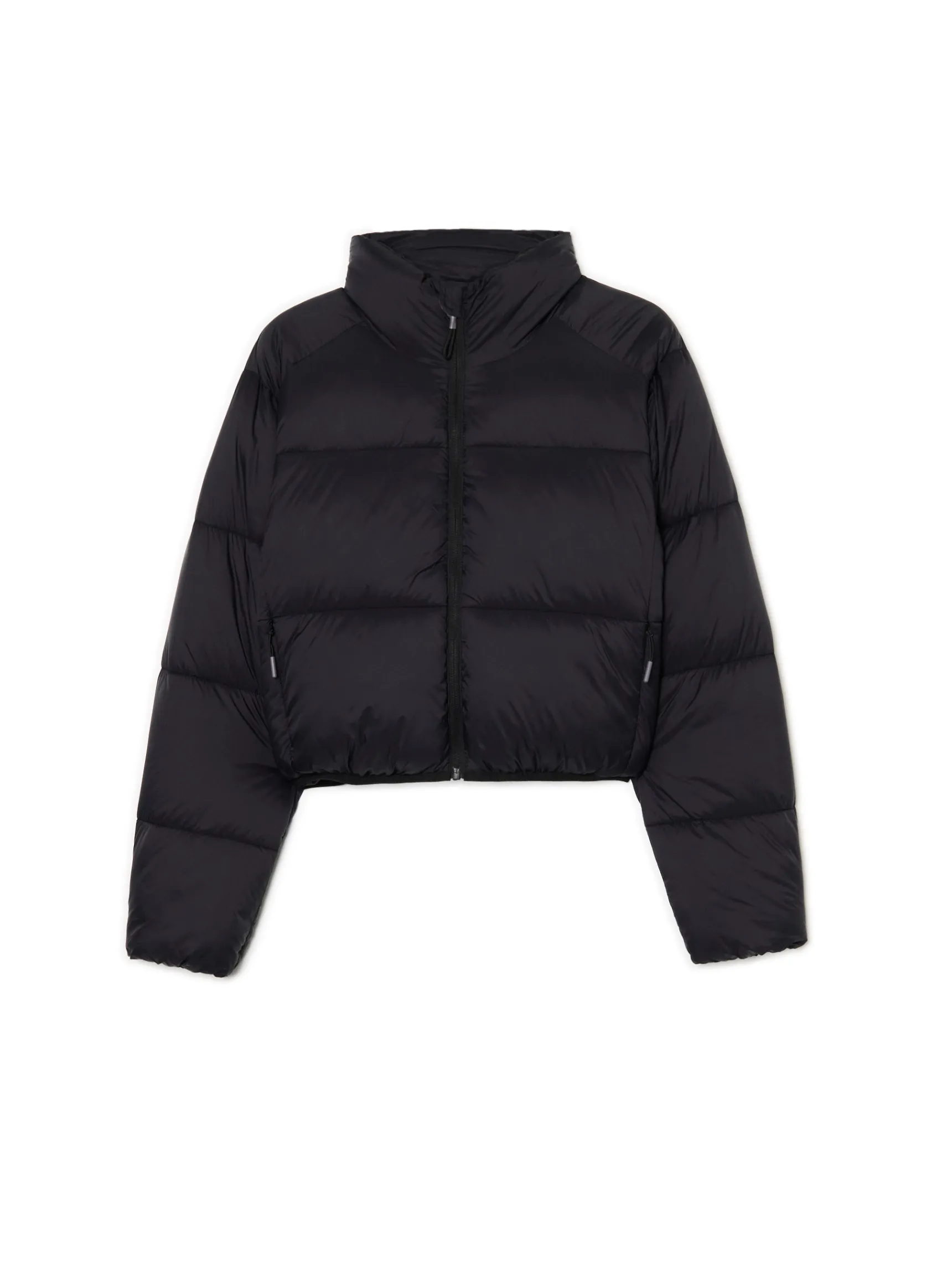 Best Cropp Czarna kurtka puffer czarny