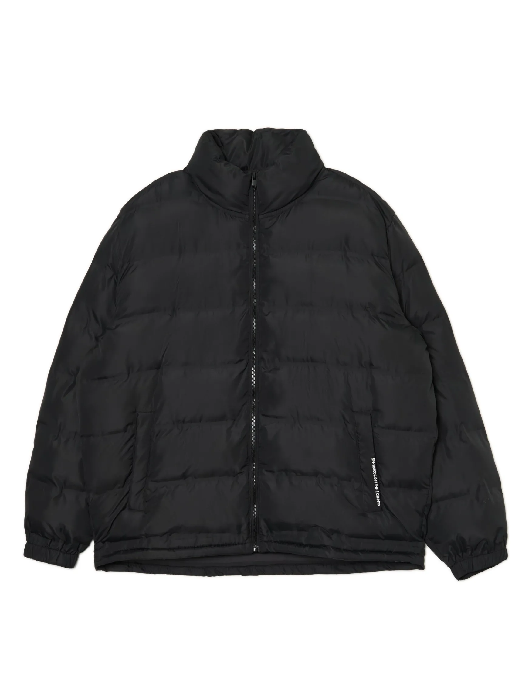 Outlet Cropp Czarna kurtka pufferka czarny