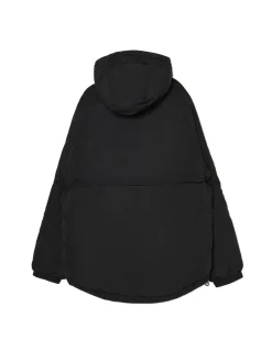 Discount Cropp Czarna kurtka z kapturem czarny