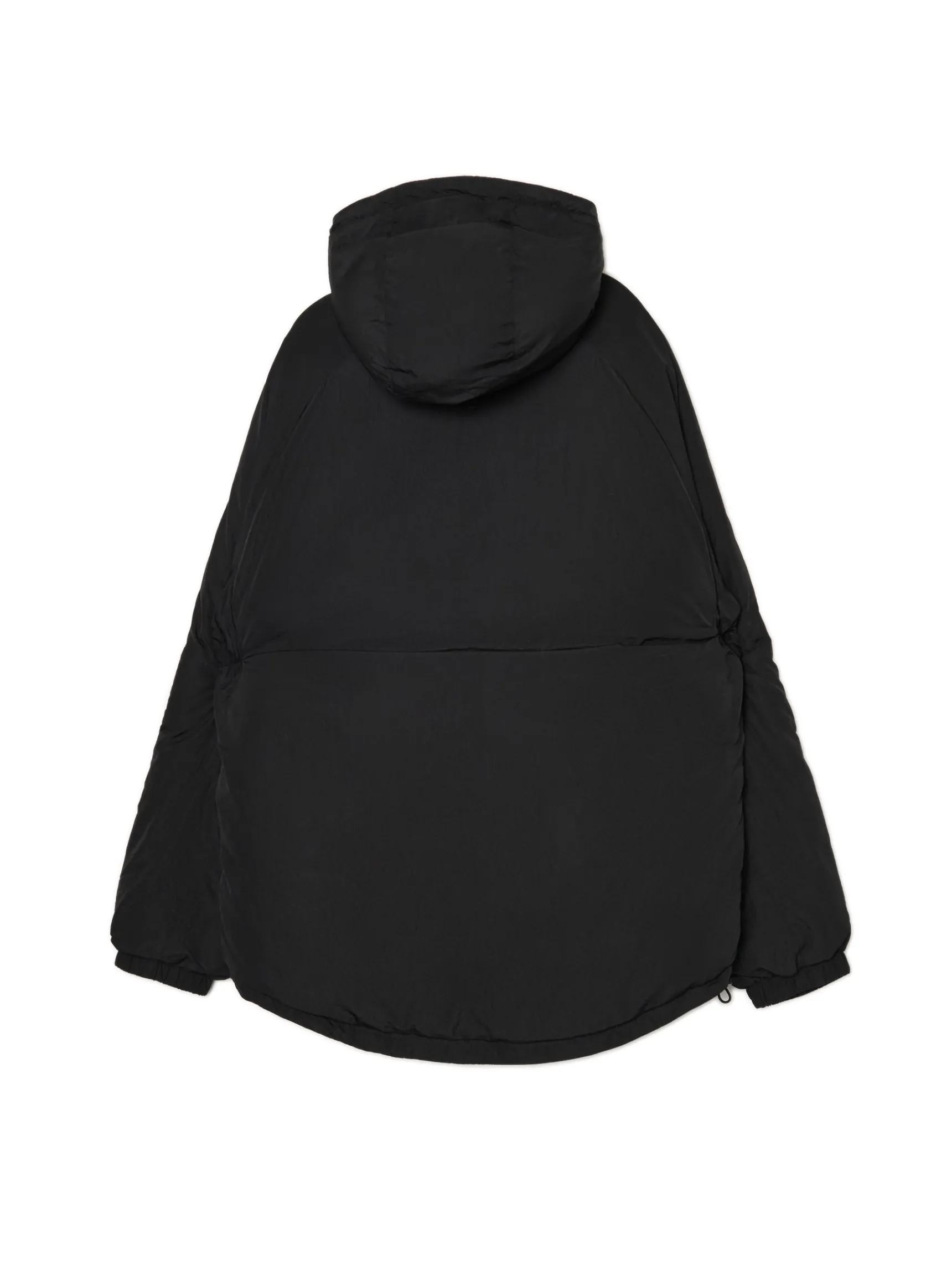 Discount Cropp Czarna kurtka z kapturem czarny