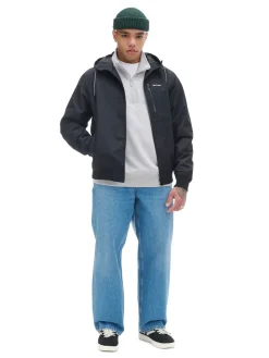 Best Cropp Czarna kurtka z kapturem czarny