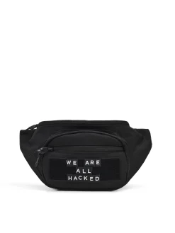 New Cropp Czarna nerka z personalizowanym napisem czarny