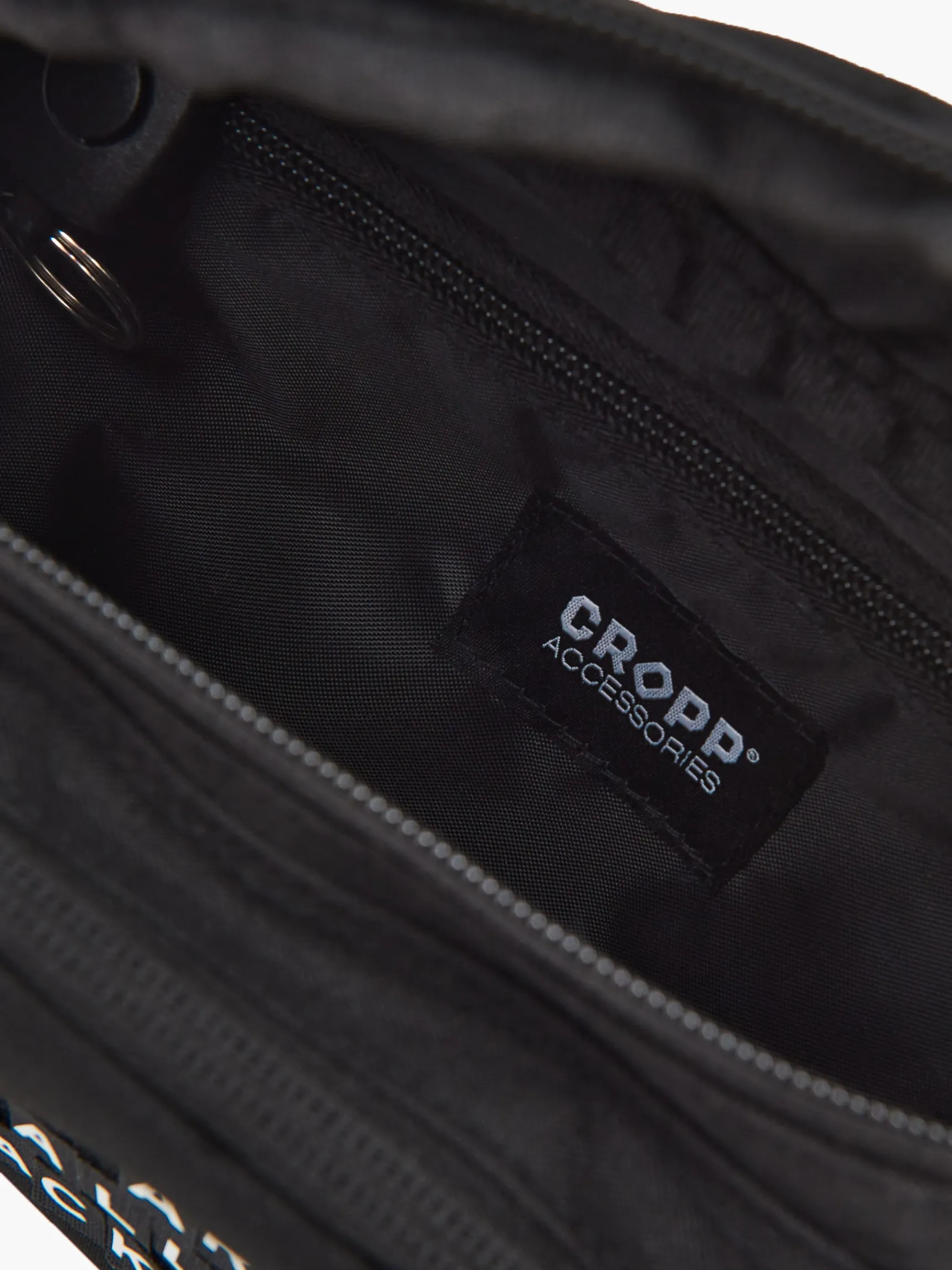 New Cropp Czarna nerka z personalizowanym napisem czarny