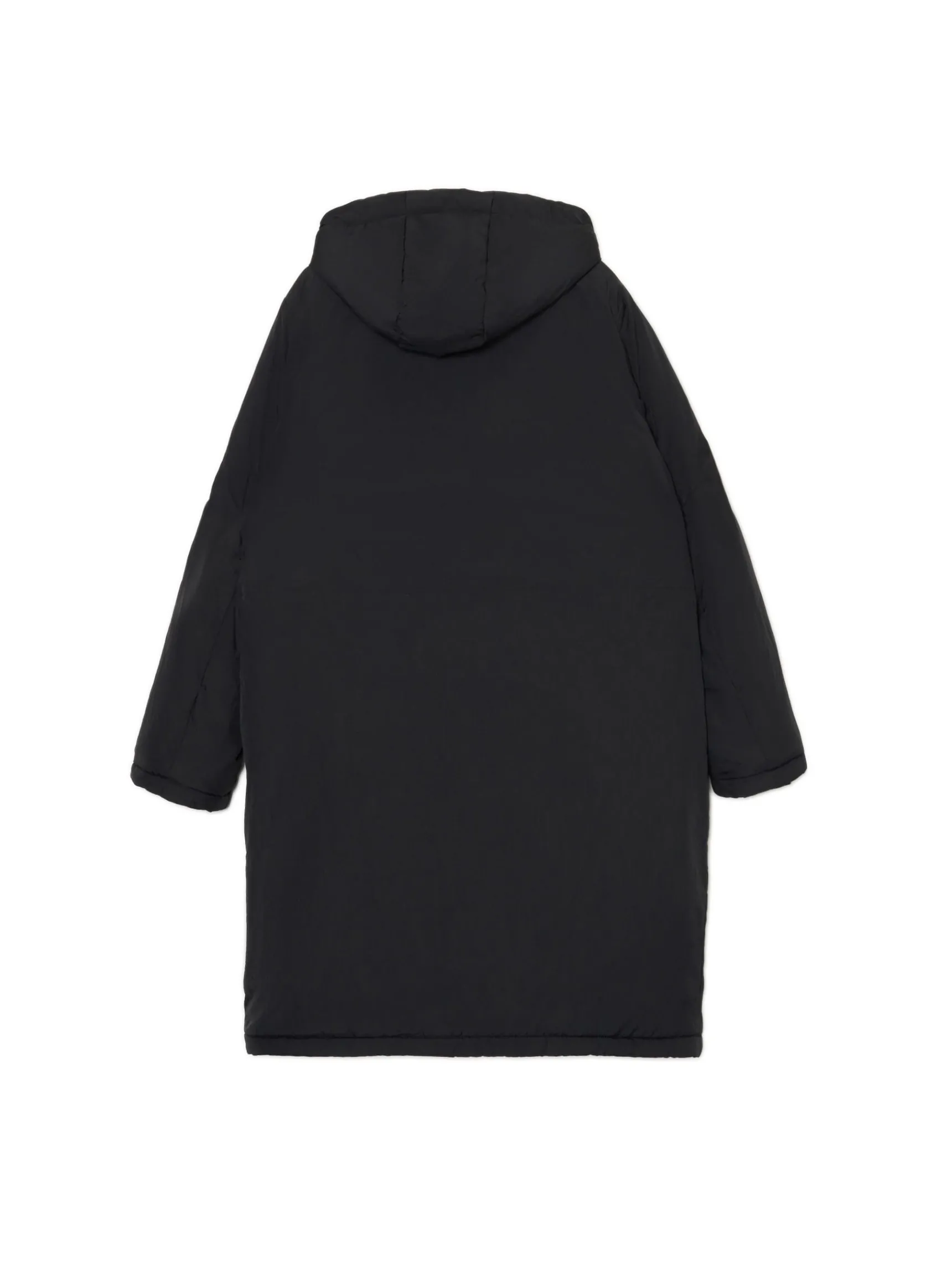 Sale Cropp Czarna parka z kapturem czarny