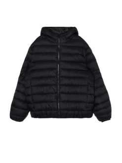 Hot Cropp Czarna pikowana kurtka basic czarny